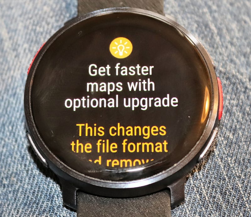 Polar Vantage V3 - Important New Map Firmware