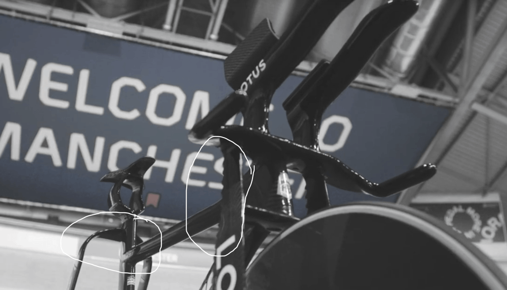 british cycling hope track bike olympics paris aero benefits side view