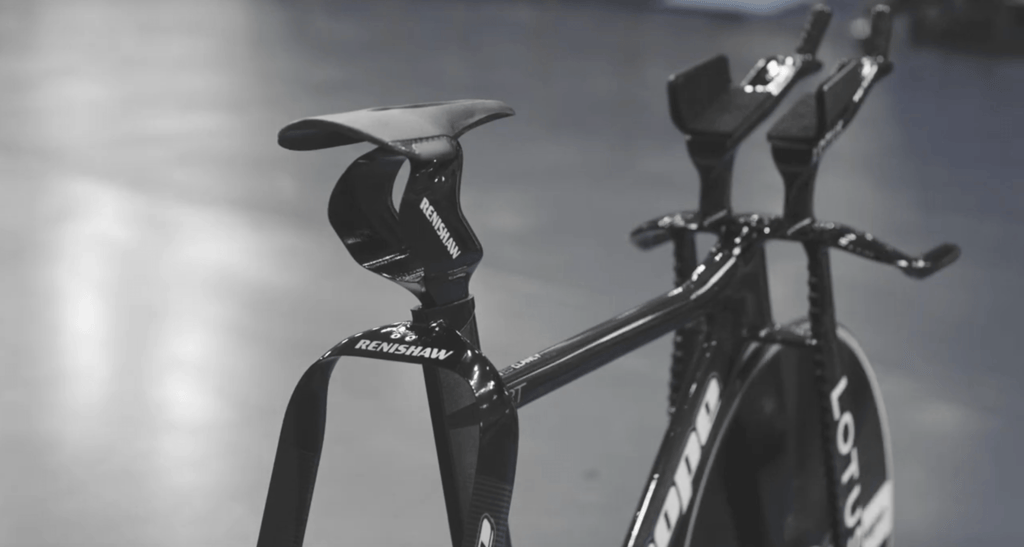 british cycling hope track bike olympics paris aero benefits side view
