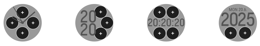 Polar watchface templates