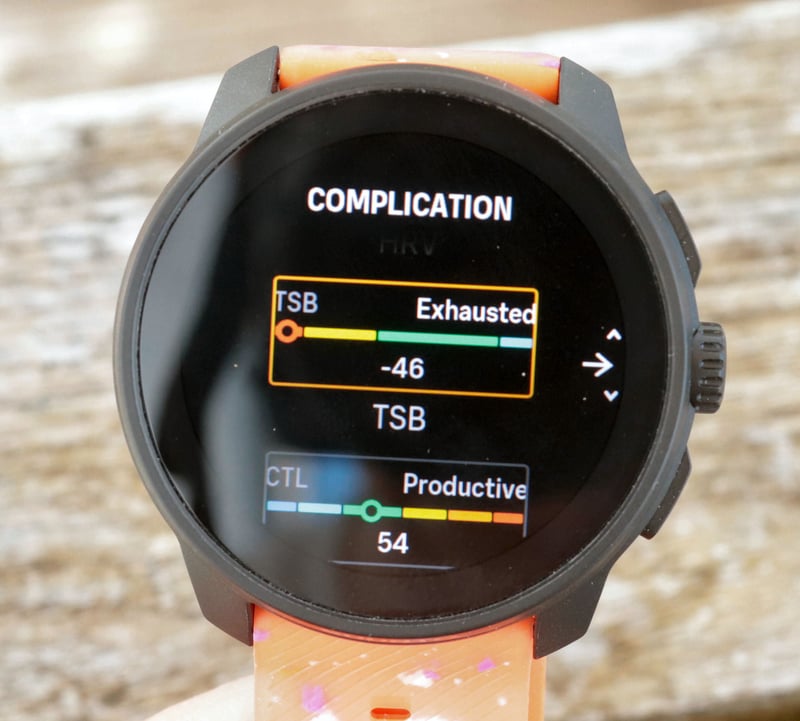 Suunto Race S Rectangular complication