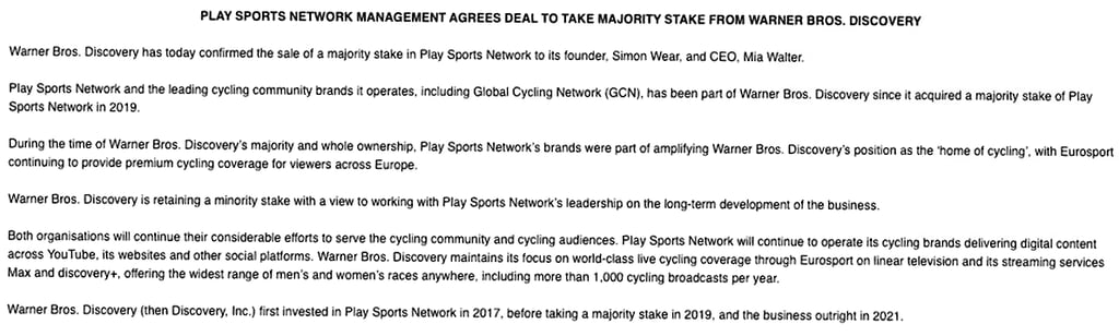 Gcn Sold - Just The Facts, No Waffle