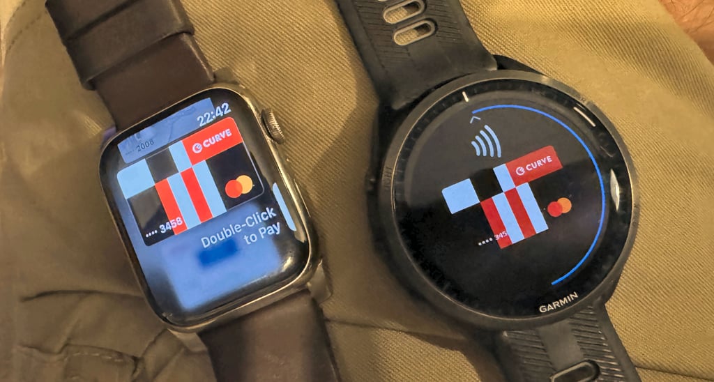 Curve up and Running on Garmin PAY