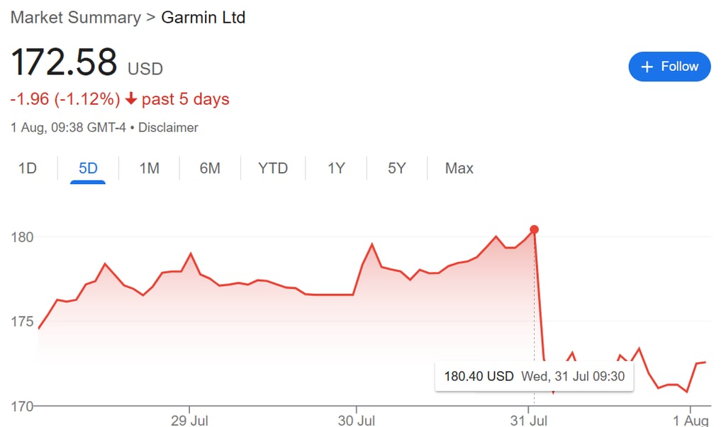 Garmin Growth Continues - Q2.2024 Results Show Stall In The Fenix Group (Outdoor)