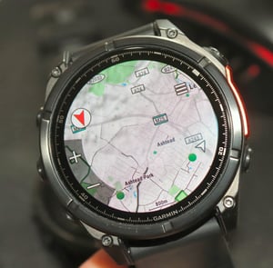 Garmin Fenix 8 Map Hamburger Menu