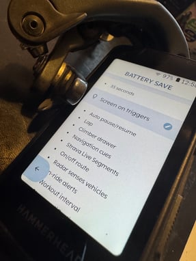 Hammerhead Karoo Gets 35 Hour Battery Life Mode