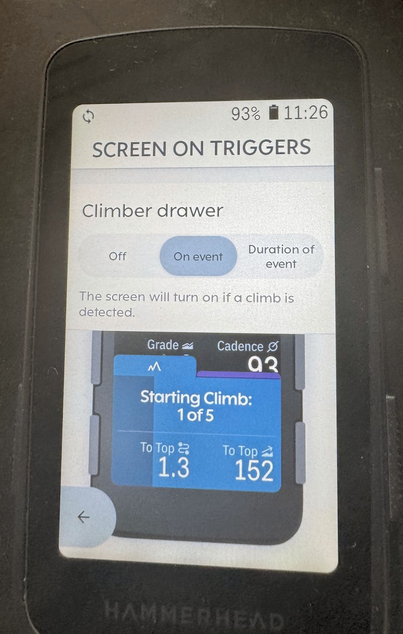 Hammerhead Karoo Gets 35 Hour Battery Life Mode