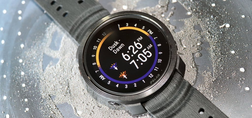 Polar Vantage M3 dawn dusk sunrise sunset