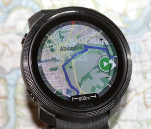 Polar Vantage M3 route map