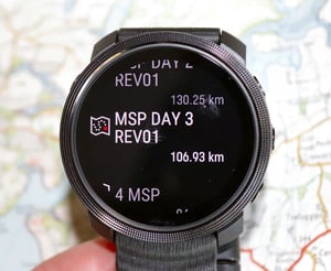Polar Vantage M3 route selection