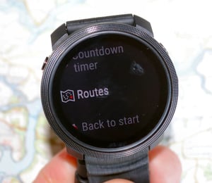 Polar Vantage M3 routes