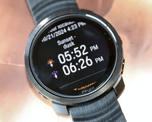 Polar Vantage M3 sunset dusk