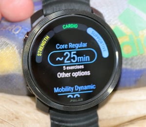 Polar Vantage M3 training suggestions