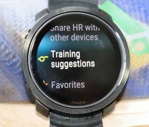 Polar Vantage M3 training suggestions