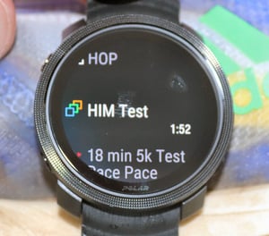 Polar Vantage M3 workout