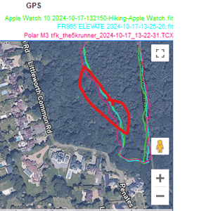 Polar Vantage M3 GPS Accuracy: Polar is wrong here