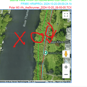 Polar Vantage M3 GPS Accuracy Test Result: Polar good here, suunto bad