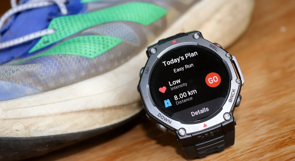 Zepp amazfit T-Rex 3 running plan