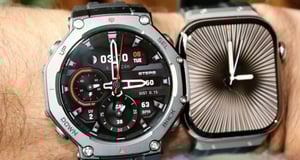 Zepp amazfit T-Rex 3 watchface comparison apple watch 10