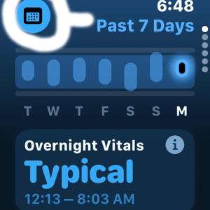 Vitals: Aggregate 7-Day trend