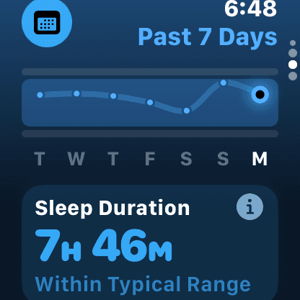 Vitals: 7-Day Sleep Duration
