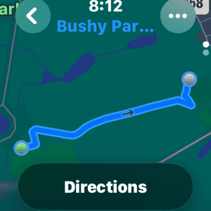 Get Directions for custom route on Apple Watch in MAPS Library