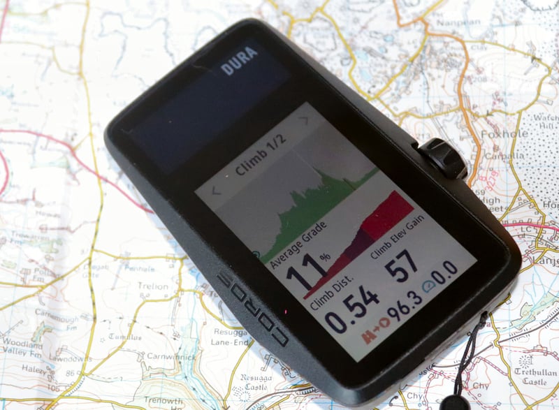 Coros DURA Review Climb Feature