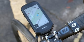 Garmin Edge 1050 map on bars