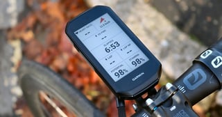 Garmin Edge 1050 review data fields on bars