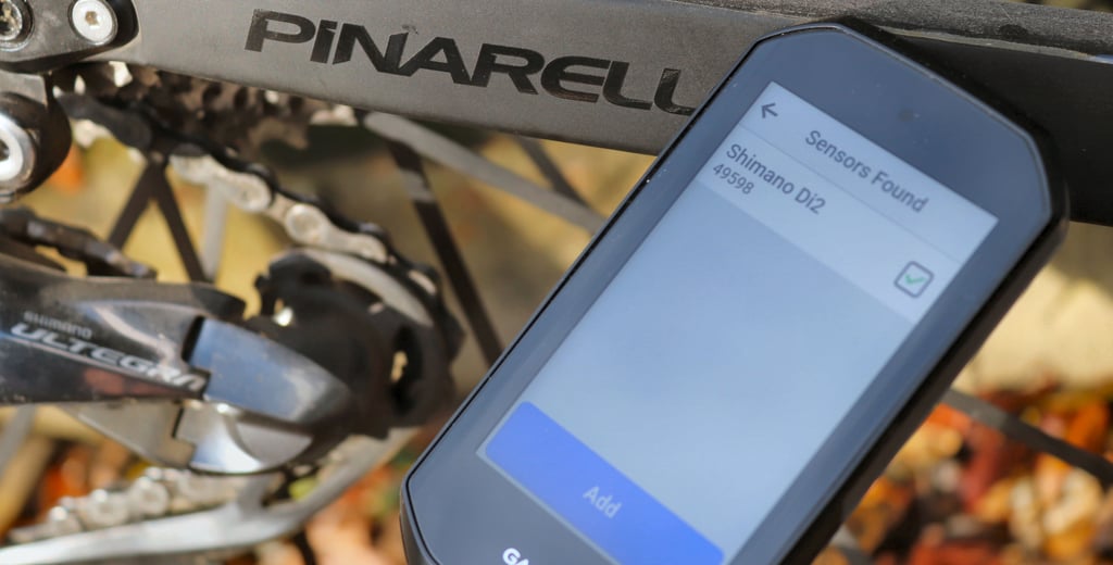 Garmin Edge 1050 sensor support