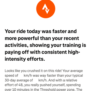 Strava Ai - Any Use In The Real World ? Opinion