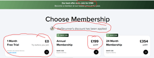 whoop black friday discount applied