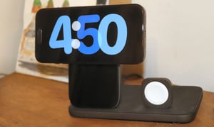 NOMAD Stand One Max iPhone in StandBy