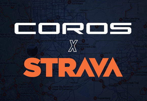 coros strava live segment