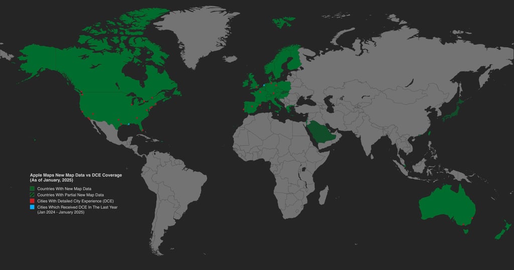 Detailed City Experience - Apple Maps 2024