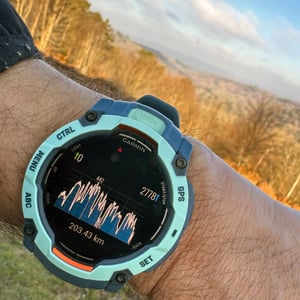 Garmin Instinct 3 Route Elevation Profile