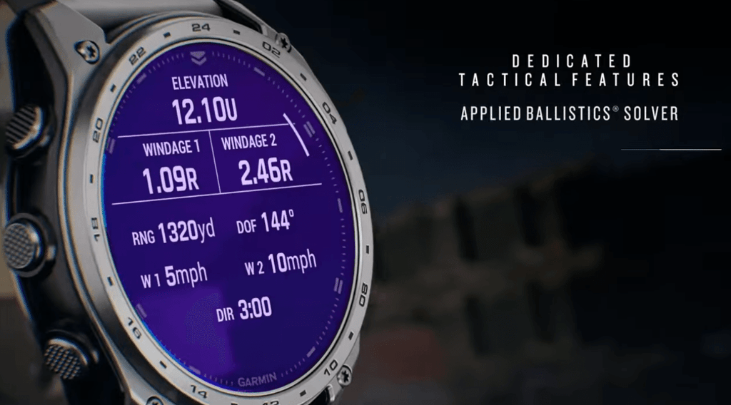 Garmin applied ballistics solver