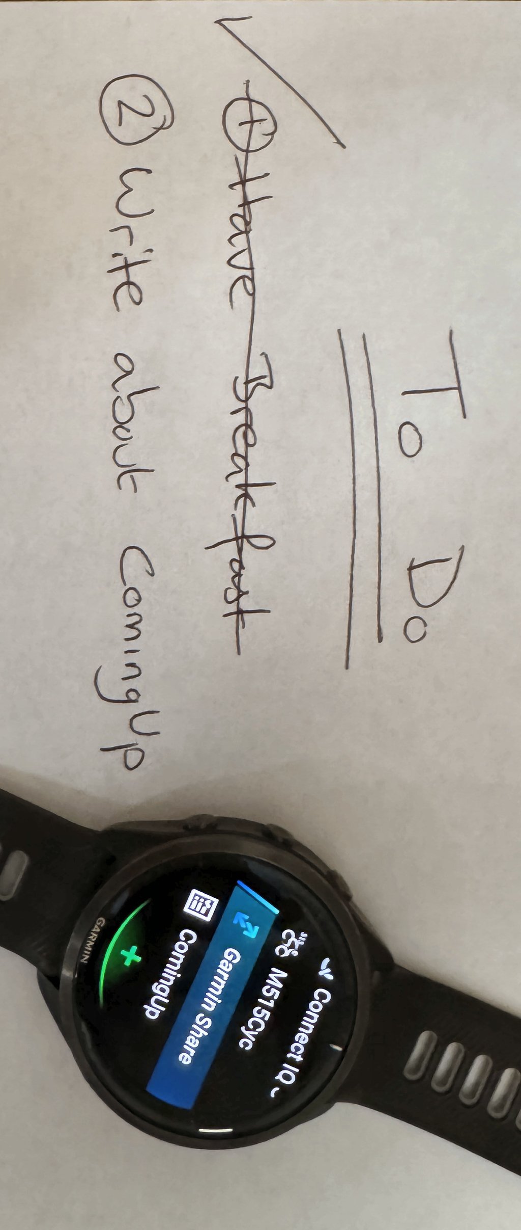 New Garmin Comingup App And Instant Keyboard - New Smart Features For Your Garmin