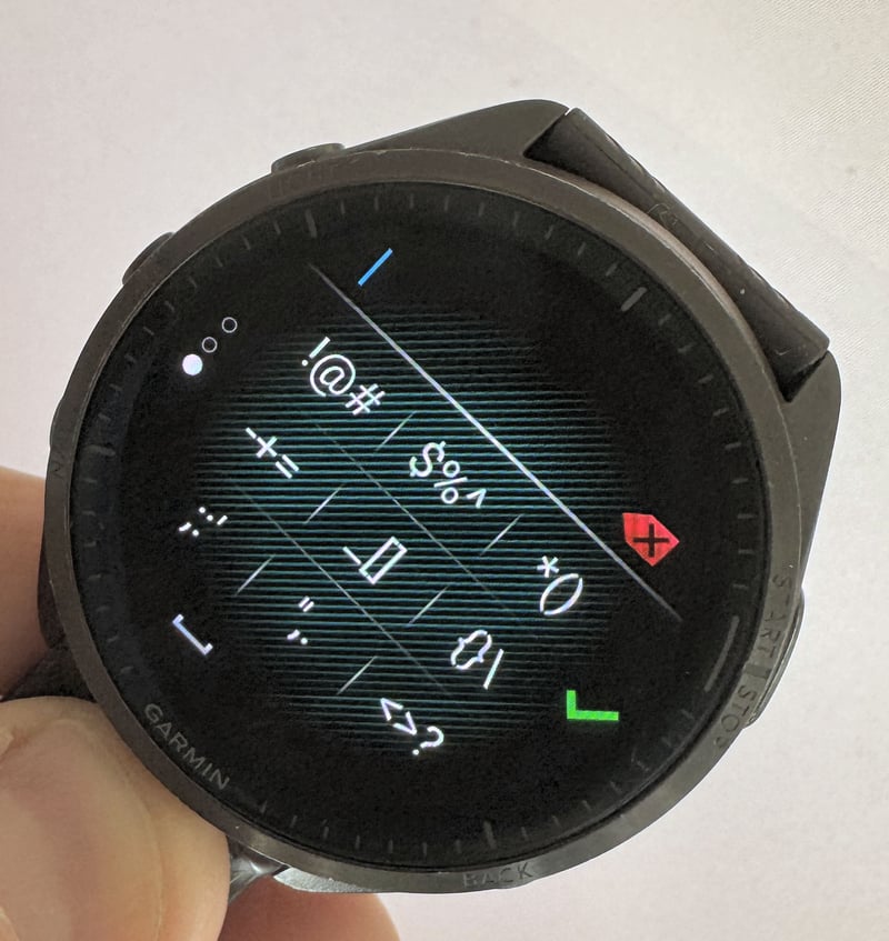 garmin Instant Keyboard