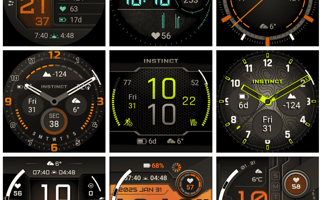 garmin instinct 3 amoled watch faces