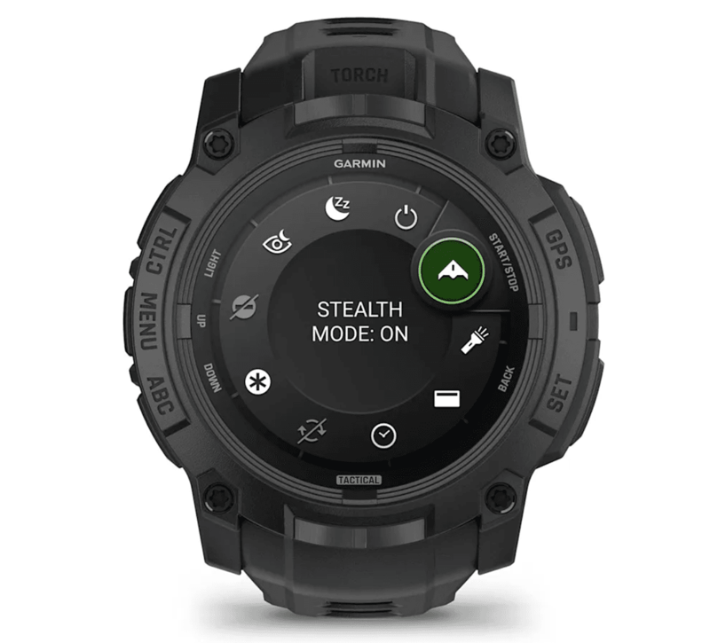 Garmin Instinct 3 Tactical - adds stealth mode