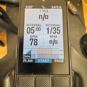 Wahoo Bolt 3 structured workout loading