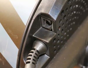 Wahoo KICKR Move - nope it's not a regular LAN socket