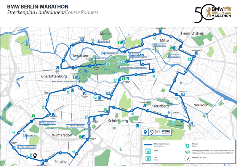 berlin marathon course pdf 2025