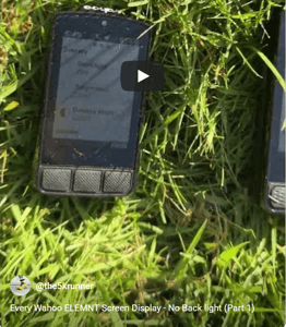 wahoo elemnt bolt roam 3 backlight test