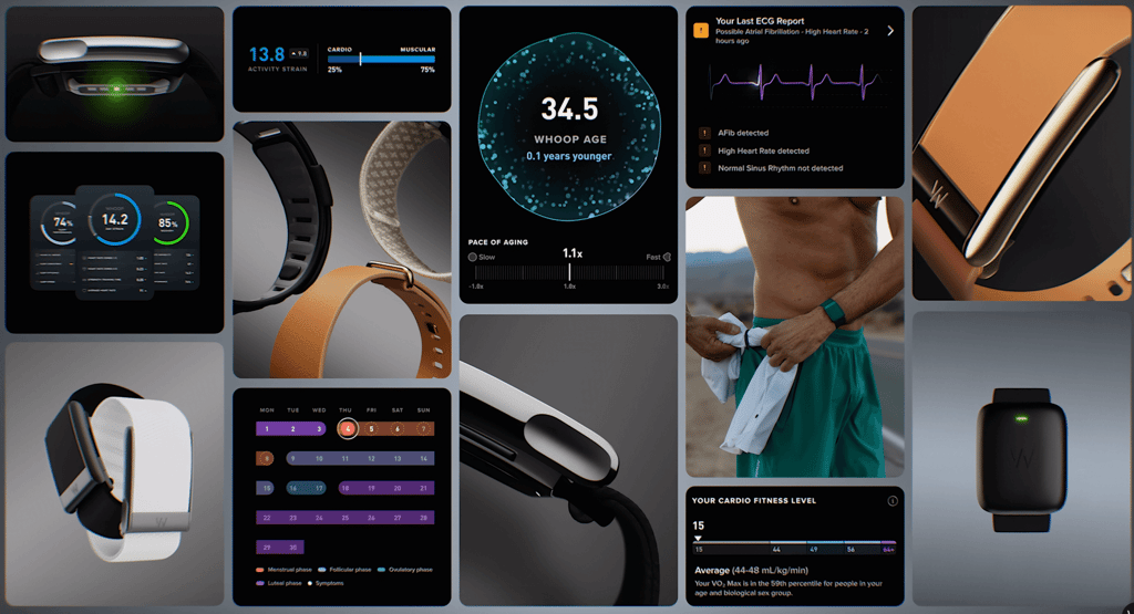 whoop 5.0 key new features overview graphic