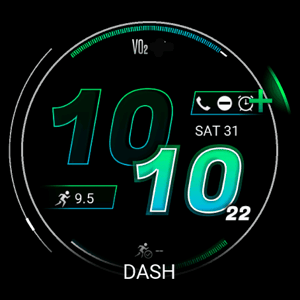Garmin forerunner watch face DASH