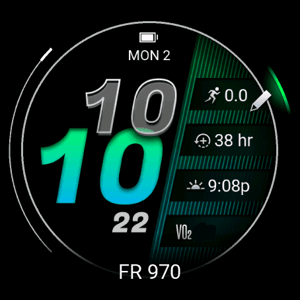Garmin forerunner watch face FR 970