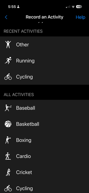 how to record a workout using the HRM 600 on Garmin Connect