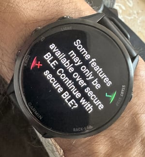 Pair Garmin HRM 600 to a watch